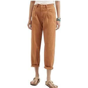 Anthropologie Pilcro The Breaker Relaxed Fit Barrel Leg Jeans Pants Copper 26